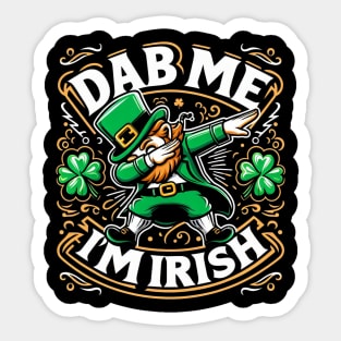 Dabbing Leprechaun Special Sabbing St Patrick’s Day Sticker